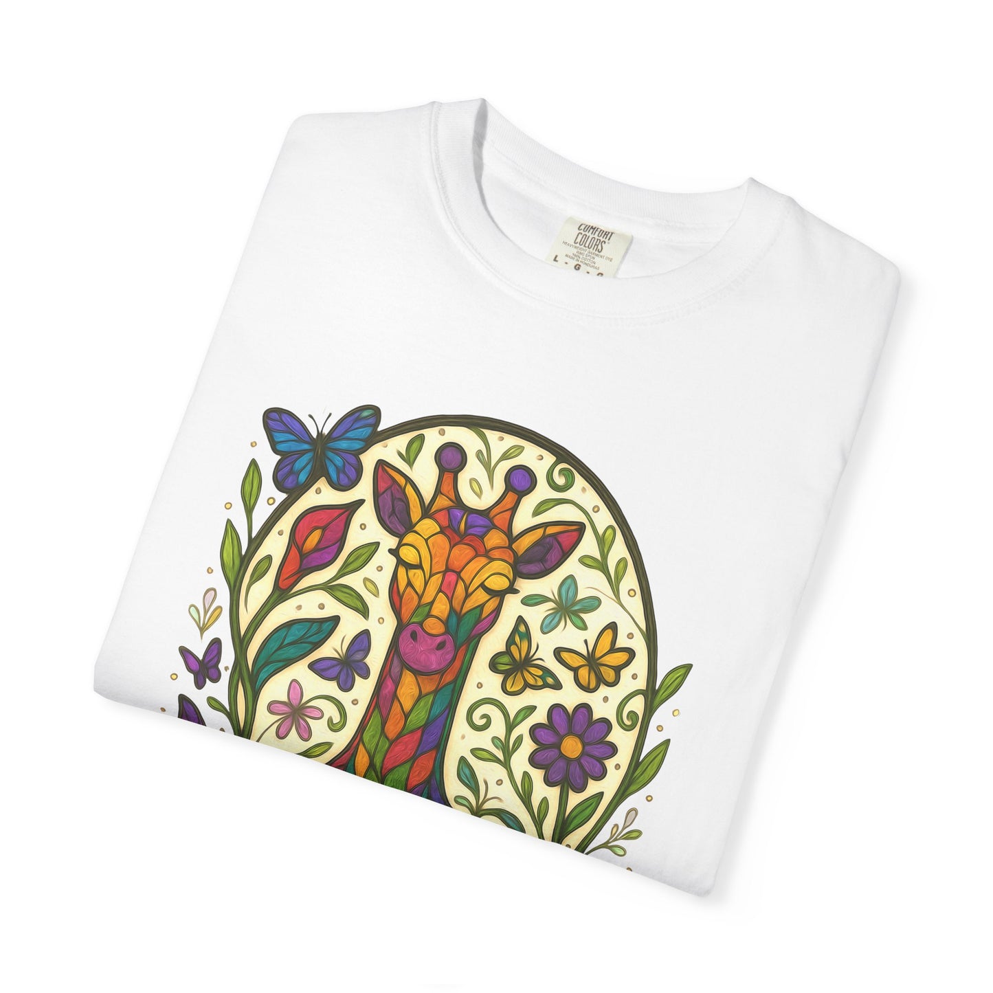 Meditating Giraffe Meditation T-Shirt