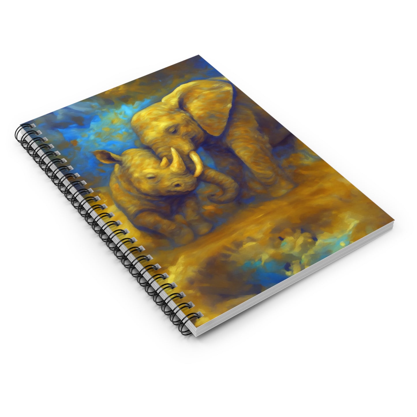 Thick Skin, Tender Truth (Elephant & Rhino) Spiral Notebook Journal