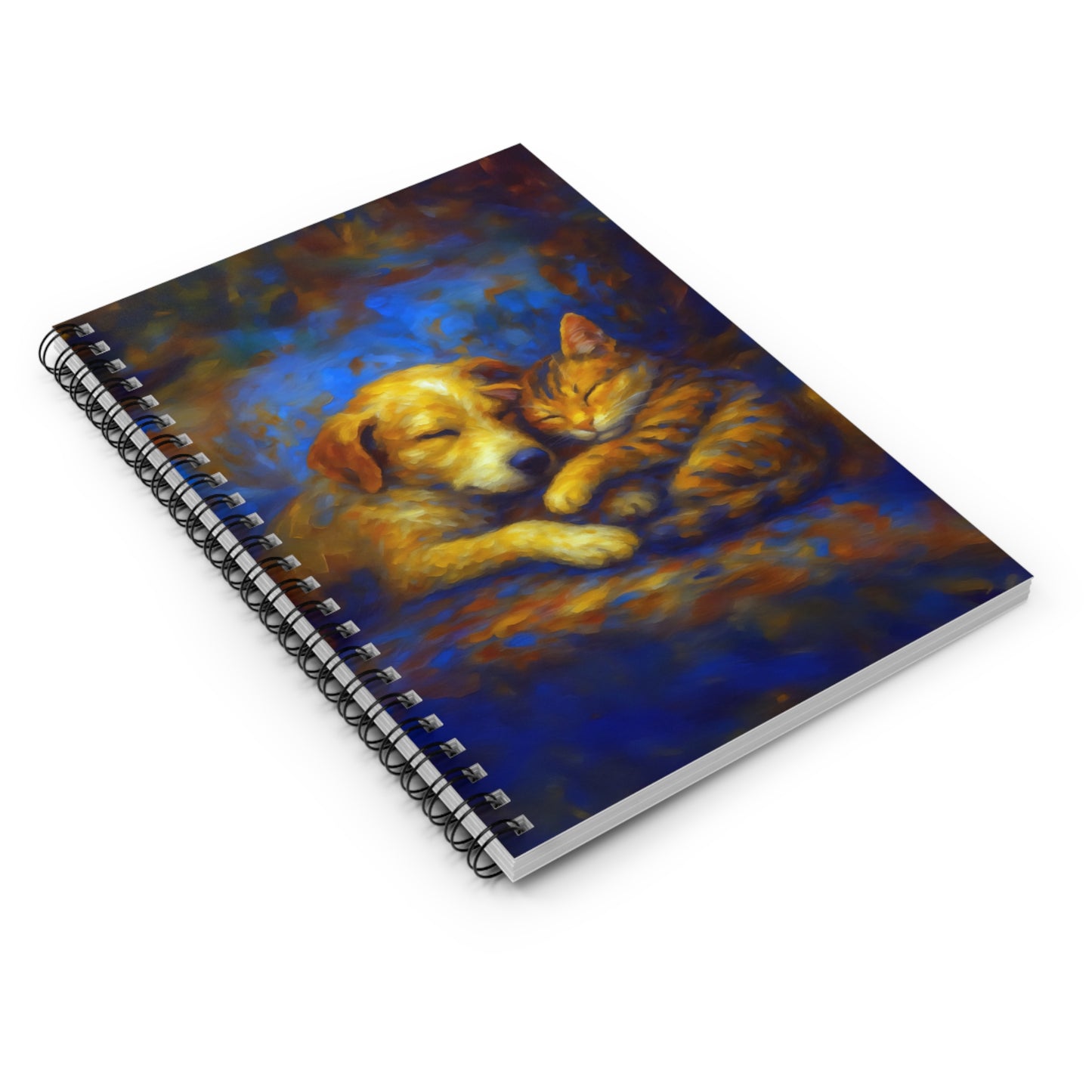 Cuddles & Chaos Emotional Support (E.S.) Pets Spiral Notebook Journal