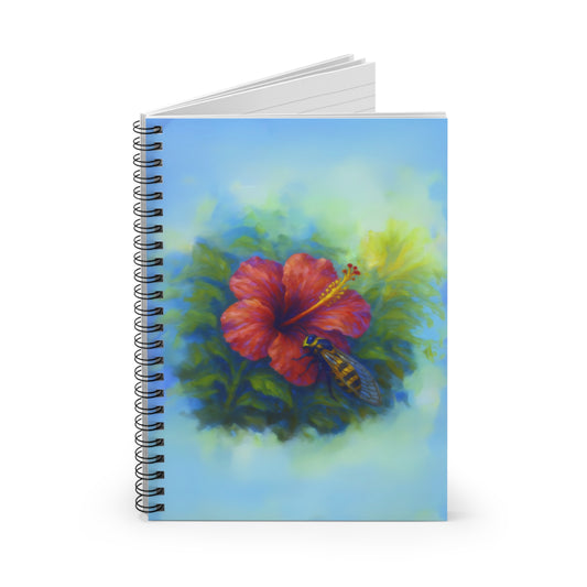 Killer Vibes, Tender Touch (Vibrant Flower) Spiral Notebook Journal