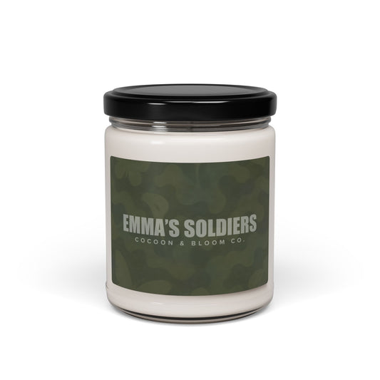 Emma's Soldiers Camo Scented Soy Candle
