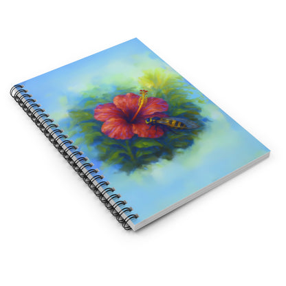 Killer Vibes, Tender Touch (Vibrant Flower) Spiral Notebook Journal