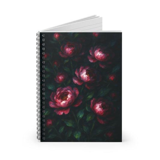 Blooming Through the Ache Spiral Notebook Journal