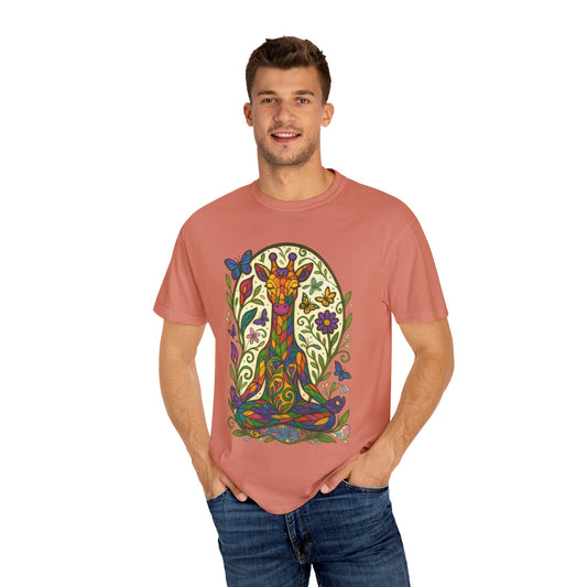 Meditating Giraffe Meditation T-Shirt
