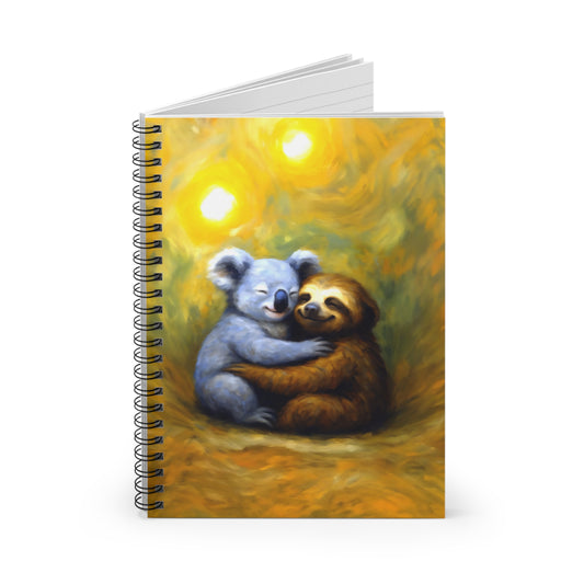Where Time Slows & Hearts Speak Spiral Notebook Journal