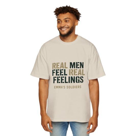 Real Men Real Feelings Oversized Tee
